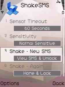 ShakeSMS 1.01 Beta - Symbian OS 9.2